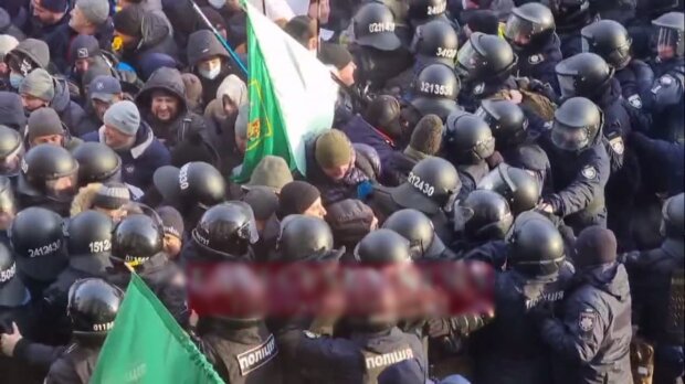 Акція протесту ФОП, скріншот з відео