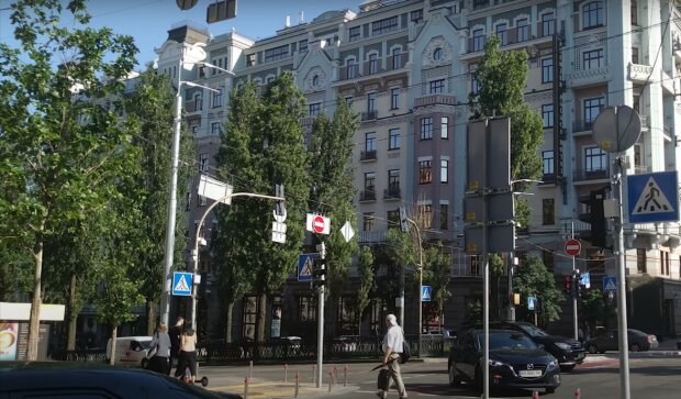 вулиці Києва, скріншот з відео