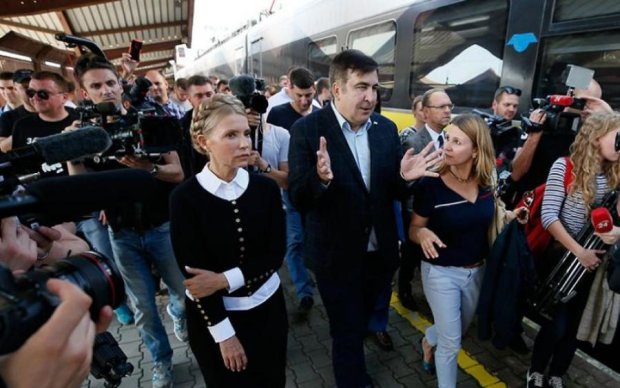 Приезд Саакашвили: копы рапортуют о пострадавших