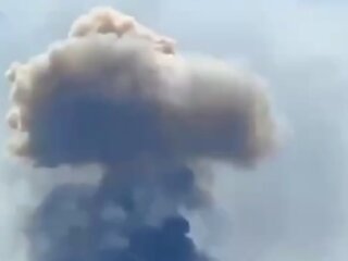 Вибух в Криму, скриншот з відео