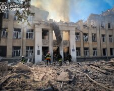 зруйнована ракетою школа на Одещині
