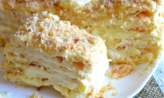 Традиційний рецепт торта "Наполеон"