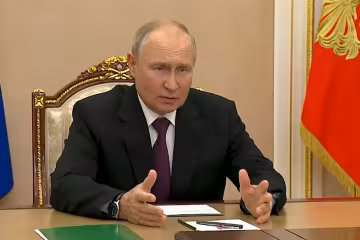 Володимир путін, кадр з відео