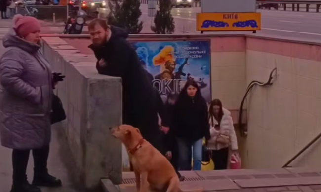 Українці, підземний перехід, кадр з відео