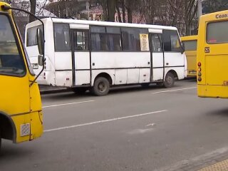 киевские маршрутки, скриншот из видео