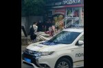 Стрілянина в Києві. Скрін, відео Facebook