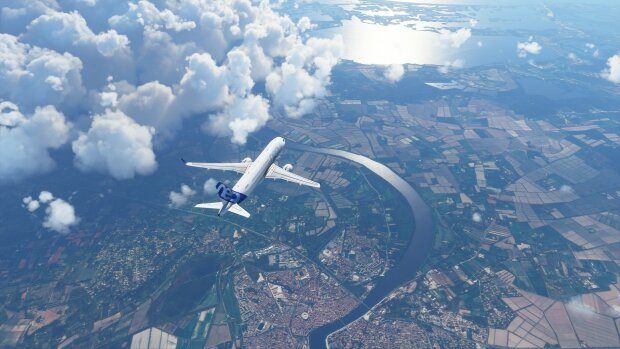 Microsoft Flight Simulator, скріншот гри