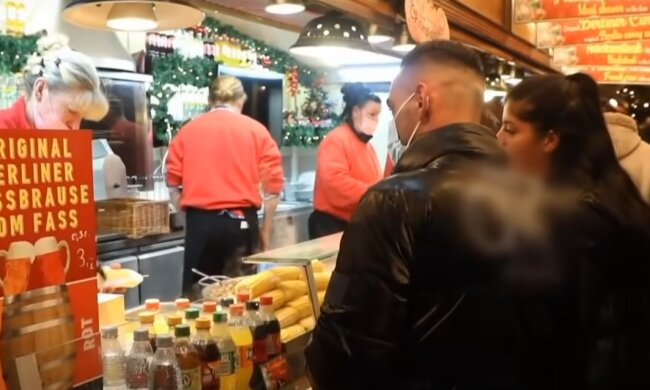 Скрин, видео YouTube фаст-фуд