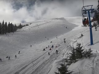 горнолыжный курорт, скриншот с видео