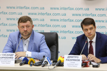 Олександр Корнієнко та Дмитро Разумков
