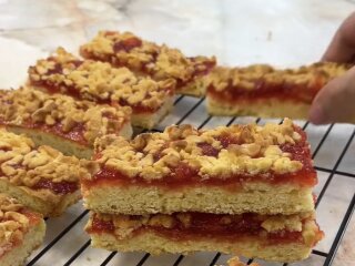 Віденське печиво з джемом: фото скрін рецепту