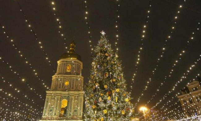 Дуже дивна ялинка під Києвом поставила на вуха соцмережі