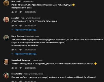 Коментарі, скрін: YouTube