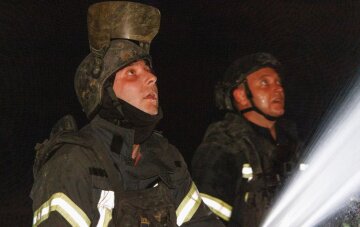 Пожежа в готелі Києва після атаки БпЛА