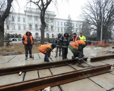 Ремонт вулиці у Львові, фото зі сторінки Андрія Садового