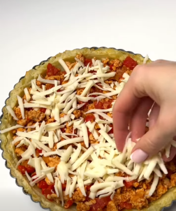 Картопляний пиріг з фаршем: фото скрін рецепту