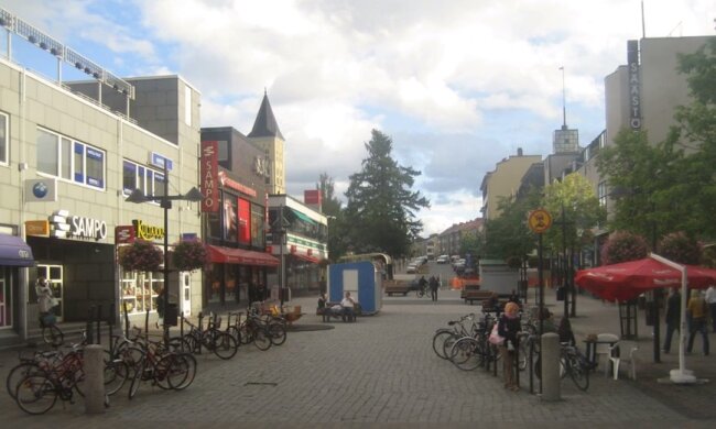 Город в Финляндии. Фото: скриншот Youtube