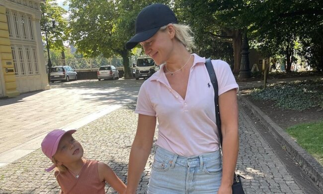 Ольга Мартинівська з донькою, фото з Instagram