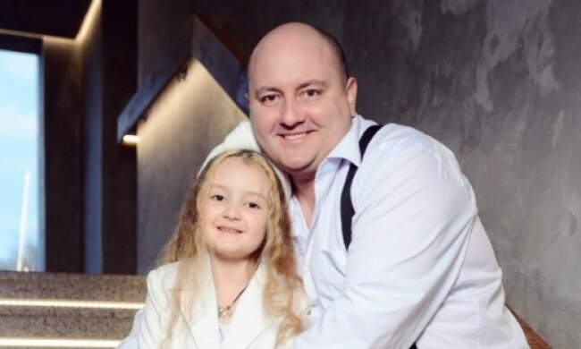 Юрій Ткач з донькою. Фото Instagram