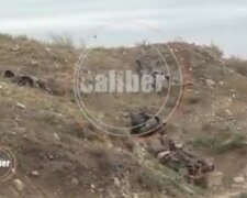 Бомбардировка в Нагорном Карабахе, фото: кадры видео