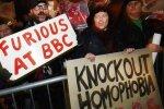 ЛГБТ-активісти влаштували мітинг проти Ф'юрі (відео)