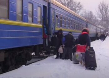 Потяг "Укрзалізниці", скріншот: YouTube