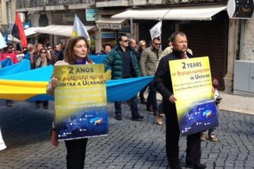 По Европе прокатились митинги в поддержку Украины (фото)