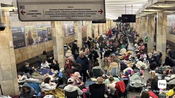Метро Києва під час масованої атаки