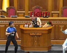 Саакашвили с Аваковым сразились в Mortal Kombat (видео) 