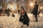 Харків'яни влаштували снігову битву, фото: Telegram де в Харкові