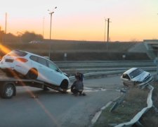 Пьяный водитель под Уманью протаранил полицейского