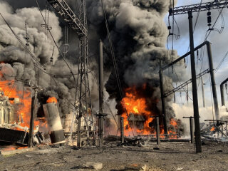 Російські удари по енергетиці. Фото Главком