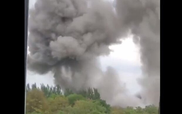 Взрывы в Лисичанске. Фото: скриншот с видео