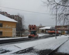 Ноу-хау по-російськи: суворі дорожники покосили траву під снігом