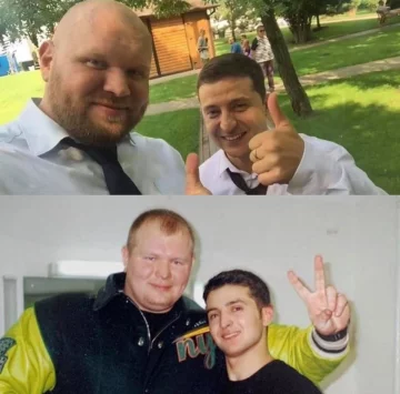 Валерій Бабич і Володимир Зеленський, колаж