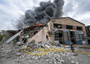 Наслідки російського обстрілу Харкова