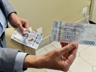 Банкнота 2000 гривень с Василием Стусом