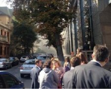 У Печерському районі Києва горіла будівля