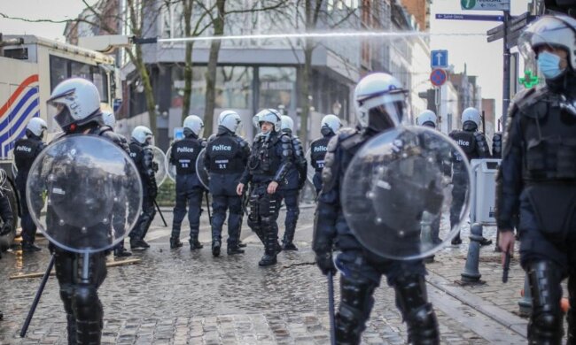 Протесты в Льеже, фото: lameuse.sudinfo.be