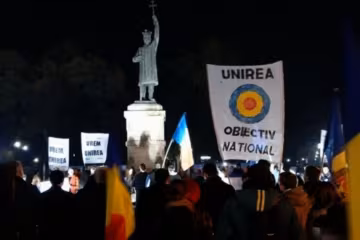 В Молдове митинг за объединение с Румынией