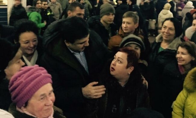 Саакашвілі здивував пасажирів харківського метро