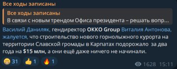 Публикация "Все ходы записаны", скриншот: Telegram