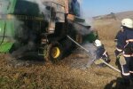 На Прикарпатті загорівся комбайн, фото: Facebook ДСНС Івано-Франківської області