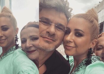Тоня и Нина Матвиенко, и Арсен Мирзоян, фото: Instagram