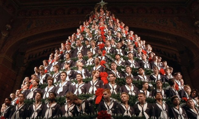 У США створили співаючу ялинку із дітей (відео)