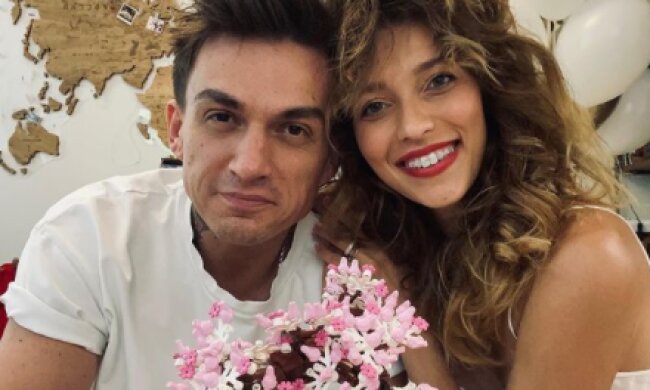 Регина Тодоренко с Владом Топаловым, фото с Instagram