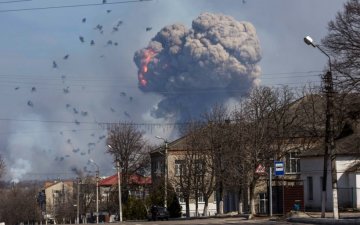 Наслідки диверсії у Балаклії показали з висоти пташиного польоту
