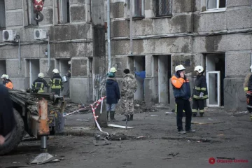 Пожар в одесском колледже