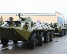 В зону АТО отправили новую технику (видео)