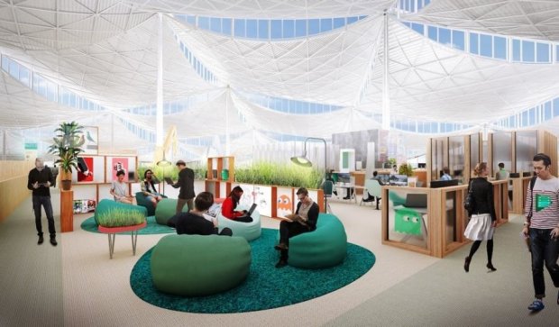 Google представив інноваційний проект "розумної" штаб-квартири